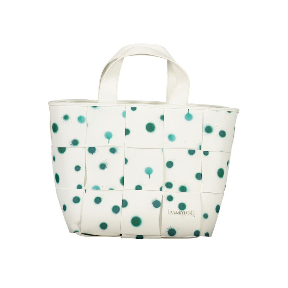Desigual – Weiße Handtasche aus Polyethylen