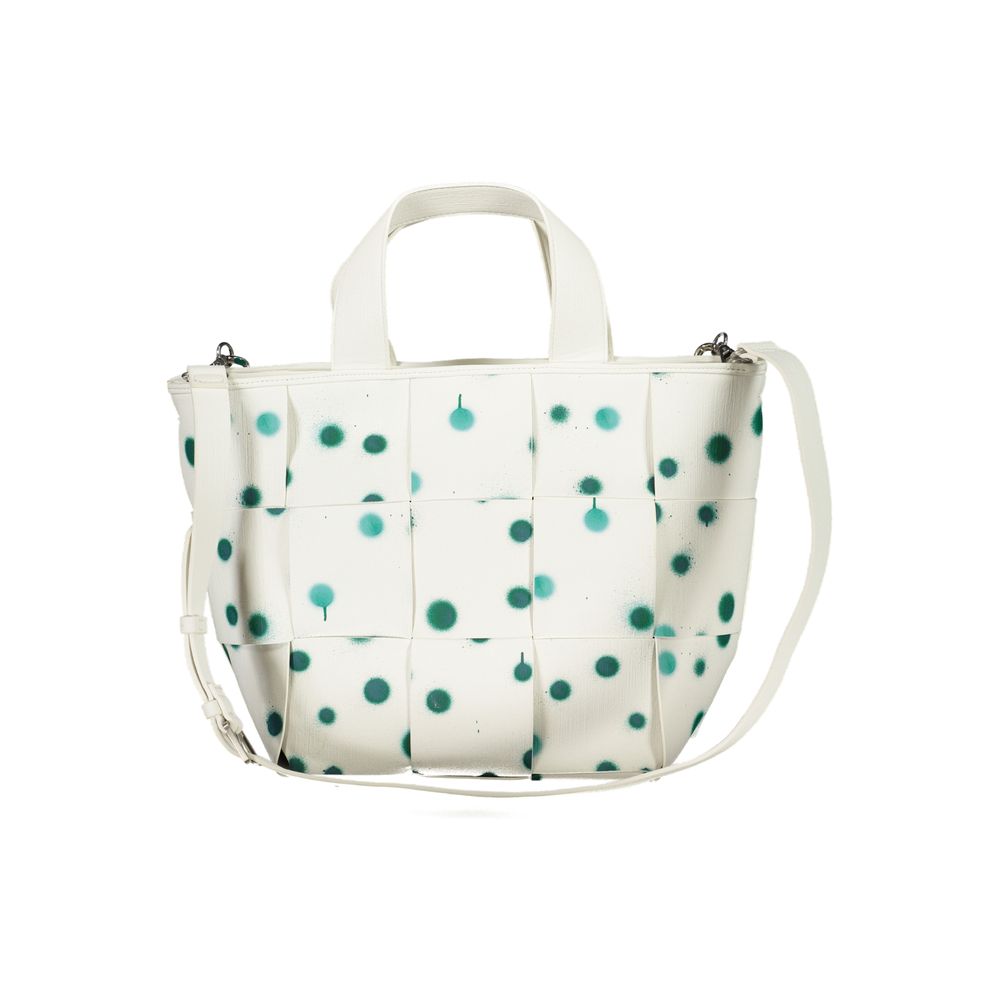 Desigual – Weiße Handtasche aus Polyethylen