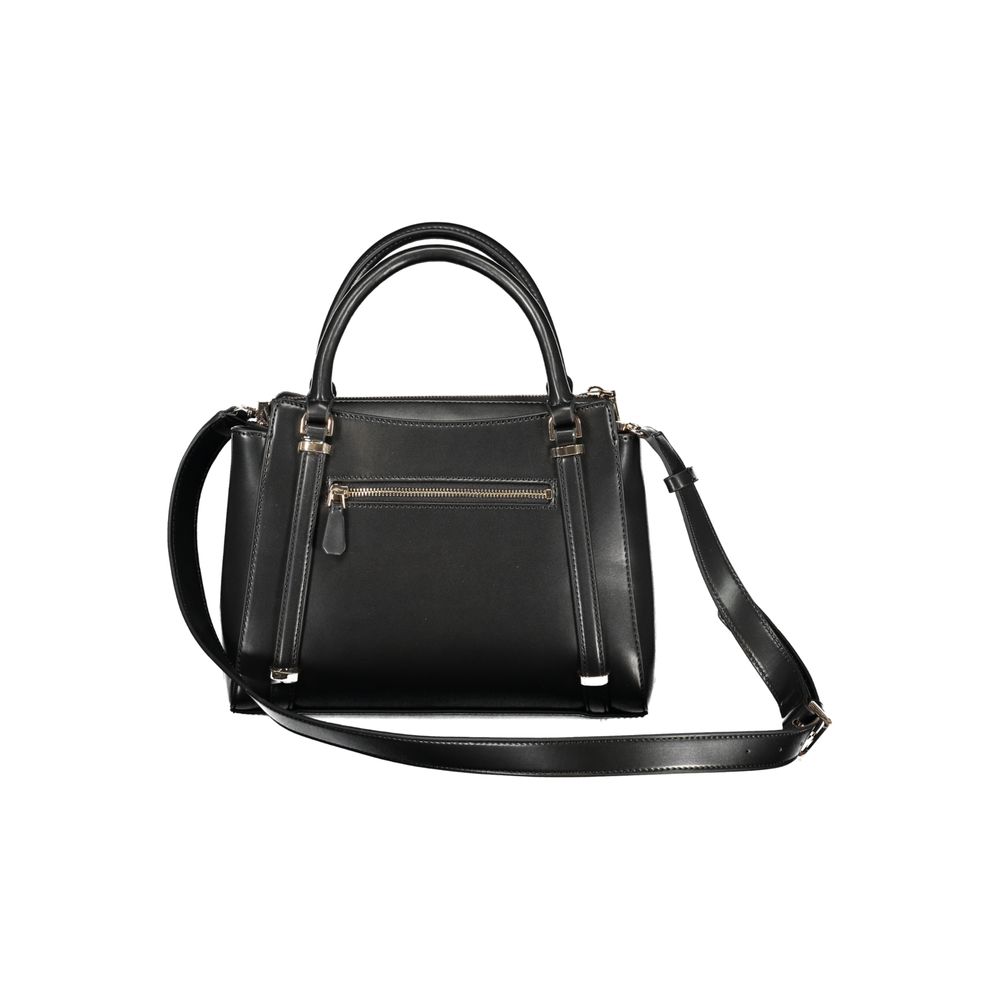 Guess Jeans – Schwarze Polyethylen-Handtasche