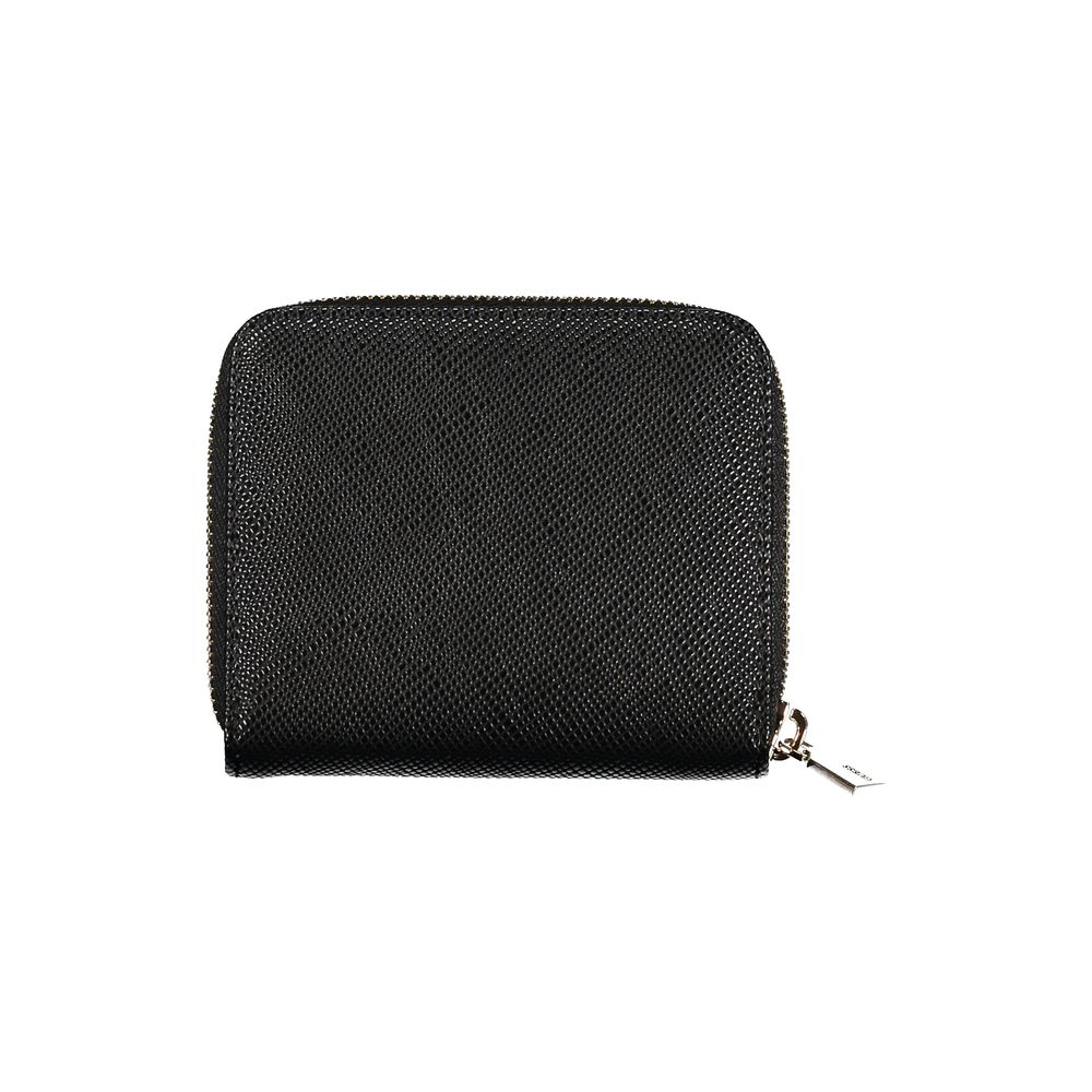 Guess Jeans – Schwarze Polyethylen-Geldbörse