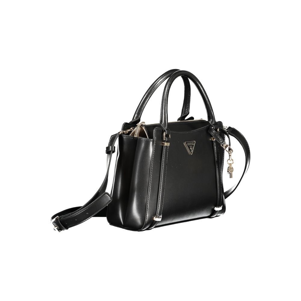 Guess Jeans – Schwarze Polyethylen-Handtasche