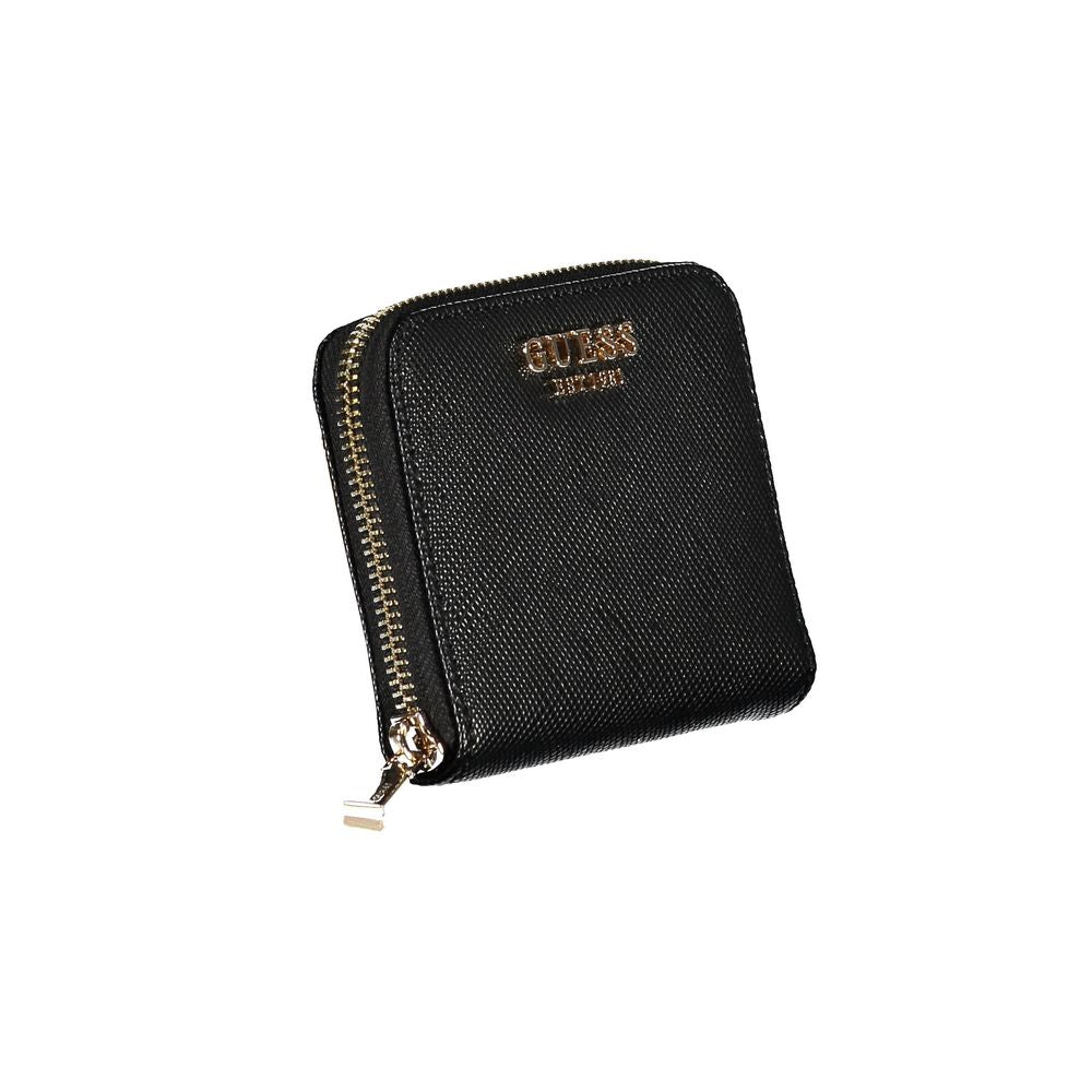 Guess Jeans – Schwarze Polyethylen-Geldbörse