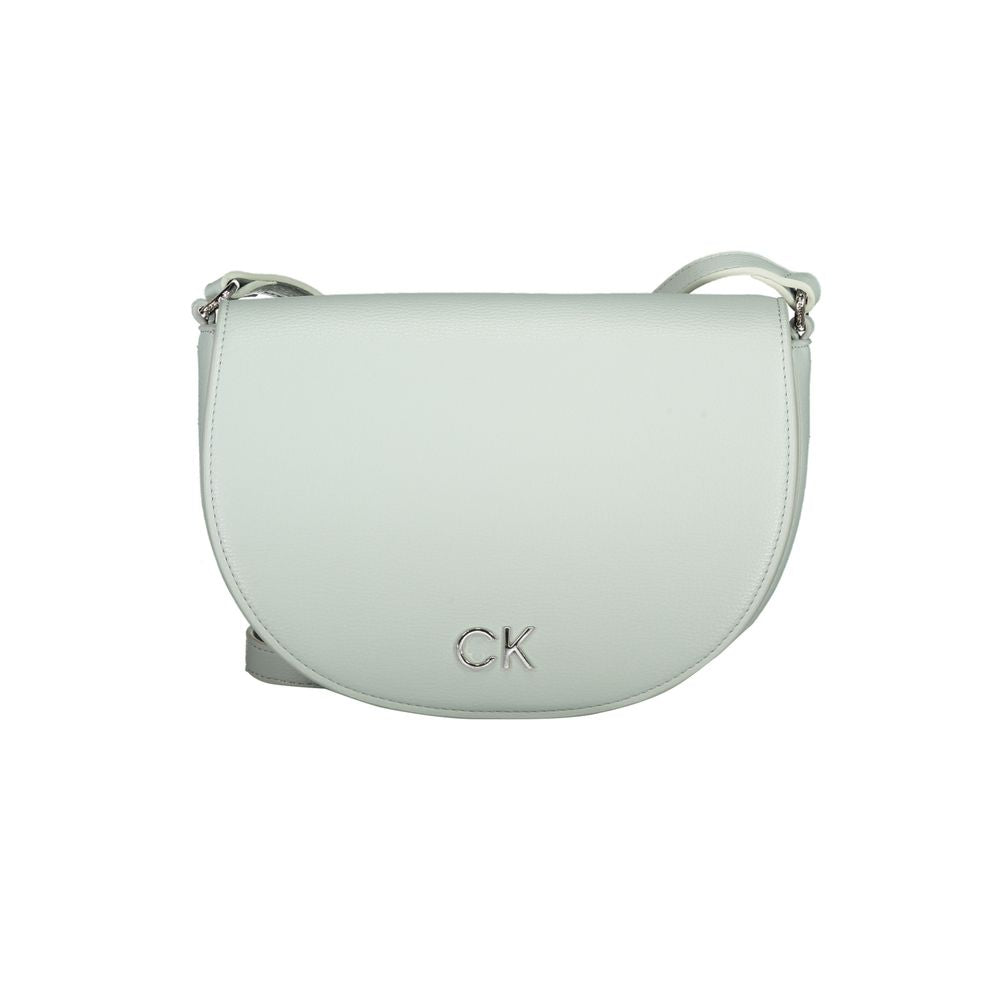 Calvin Klein Hellblaue Polyethylen-Damenhandtasche