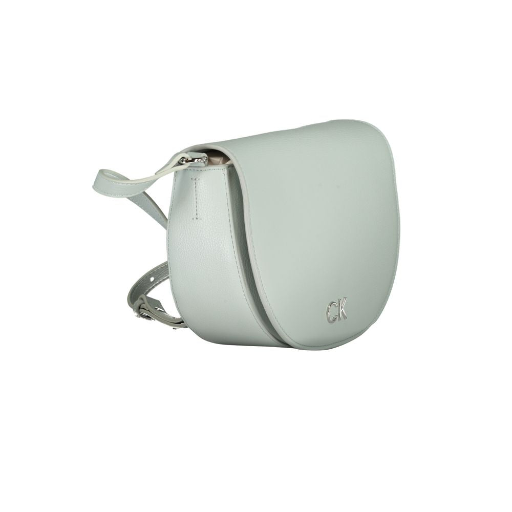 Calvin Klein Hellblaue Polyethylen-Damenhandtasche