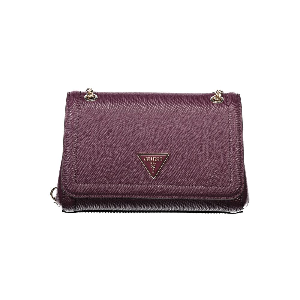 Guess Jeans Lila Polyethylen Damen Handtasche
