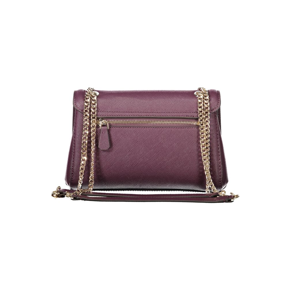 Guess Jeans Lila Polyethylen Damen Handtasche