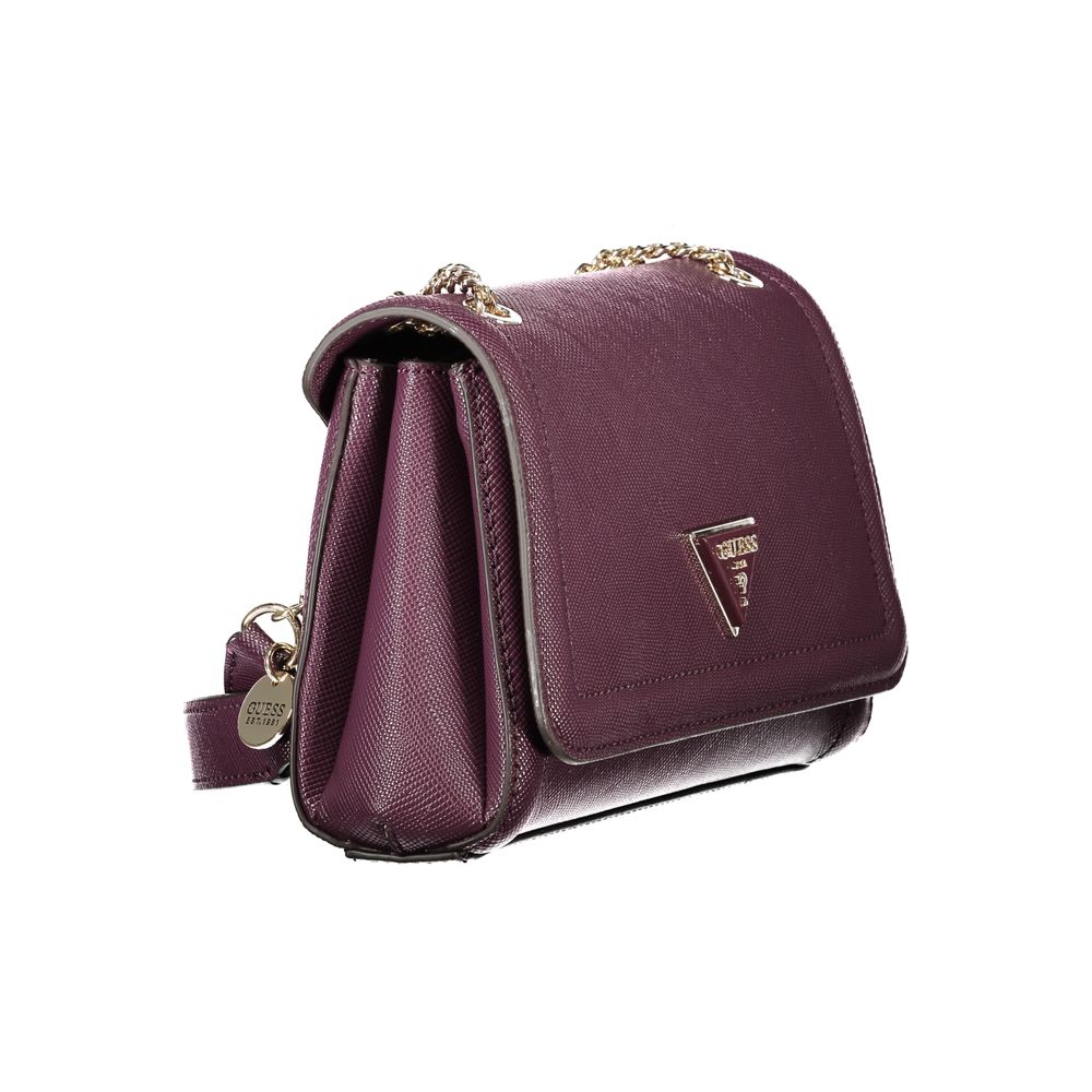 Guess Jeans Lila Polyethylen Damen Handtasche