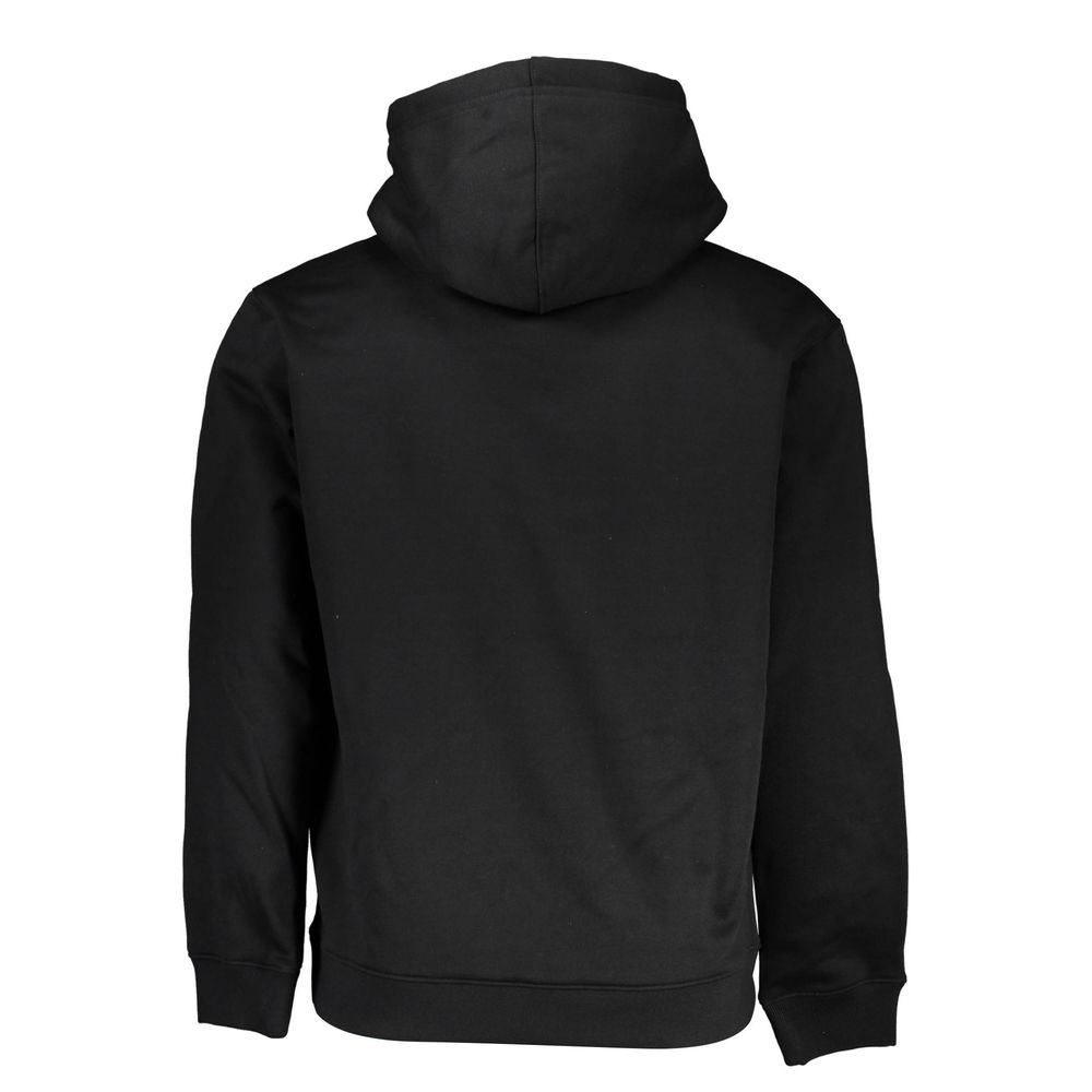 Calvin Klein – Elegantes Fleece-Kapuzensweatshirt in Schwarz