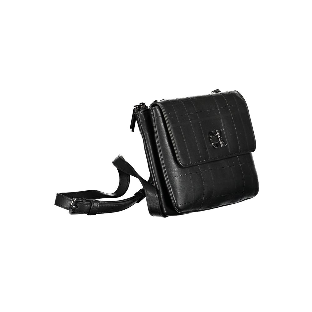 Calvin Klein Schwarze Polyester-Damenhandtasche