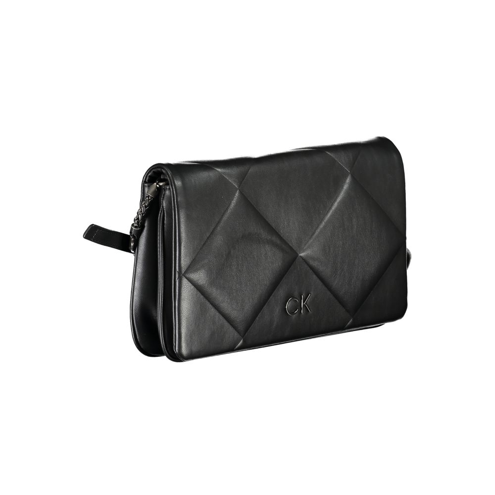 Calvin Klein Schwarze Polyester-Handtasche