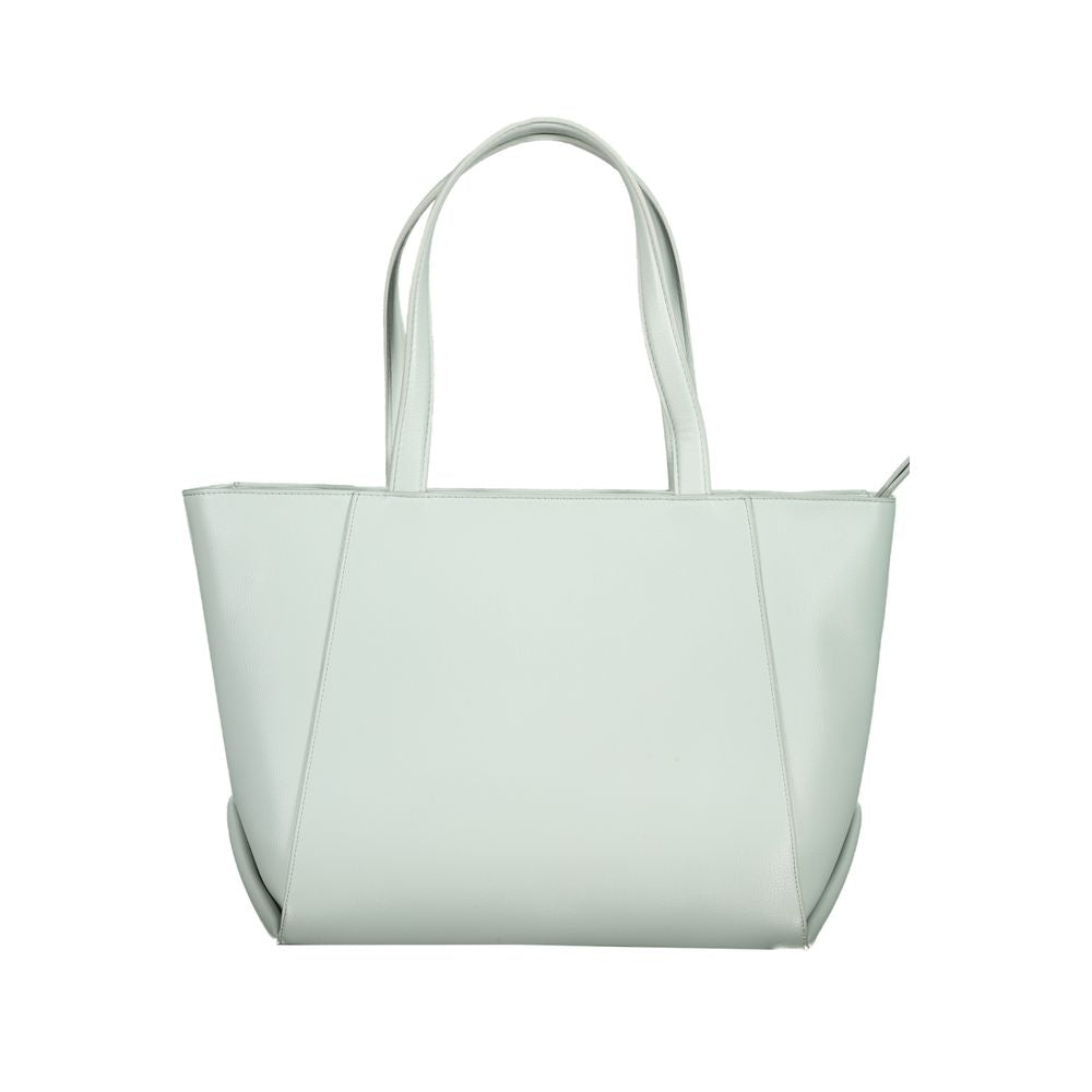Calvin Klein Hellblaue Polyethylen-Damenhandtasche