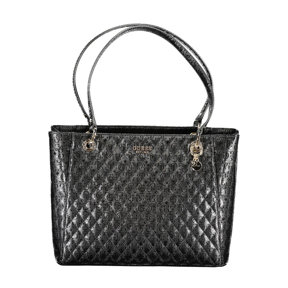 Guess Jeans – Schwarze Polyethylen-Handtasche
