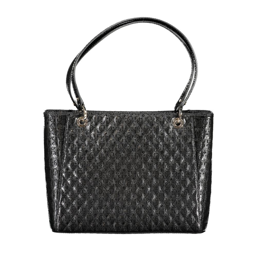 Guess Jeans – Schwarze Polyethylen-Handtasche