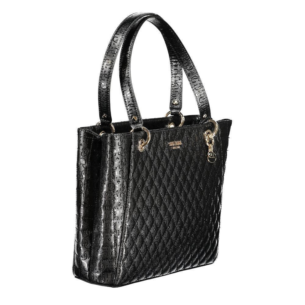 Guess Jeans – Schwarze Polyethylen-Handtasche