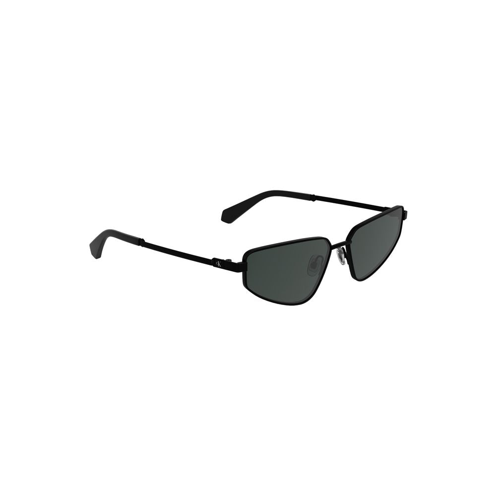 Calvin Klein Damen Sonnenbrille in Schwarz aus Metall