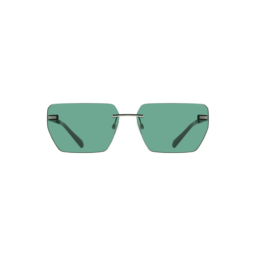 Calvin Klein Grüne Metall Herren Sonnenbrille