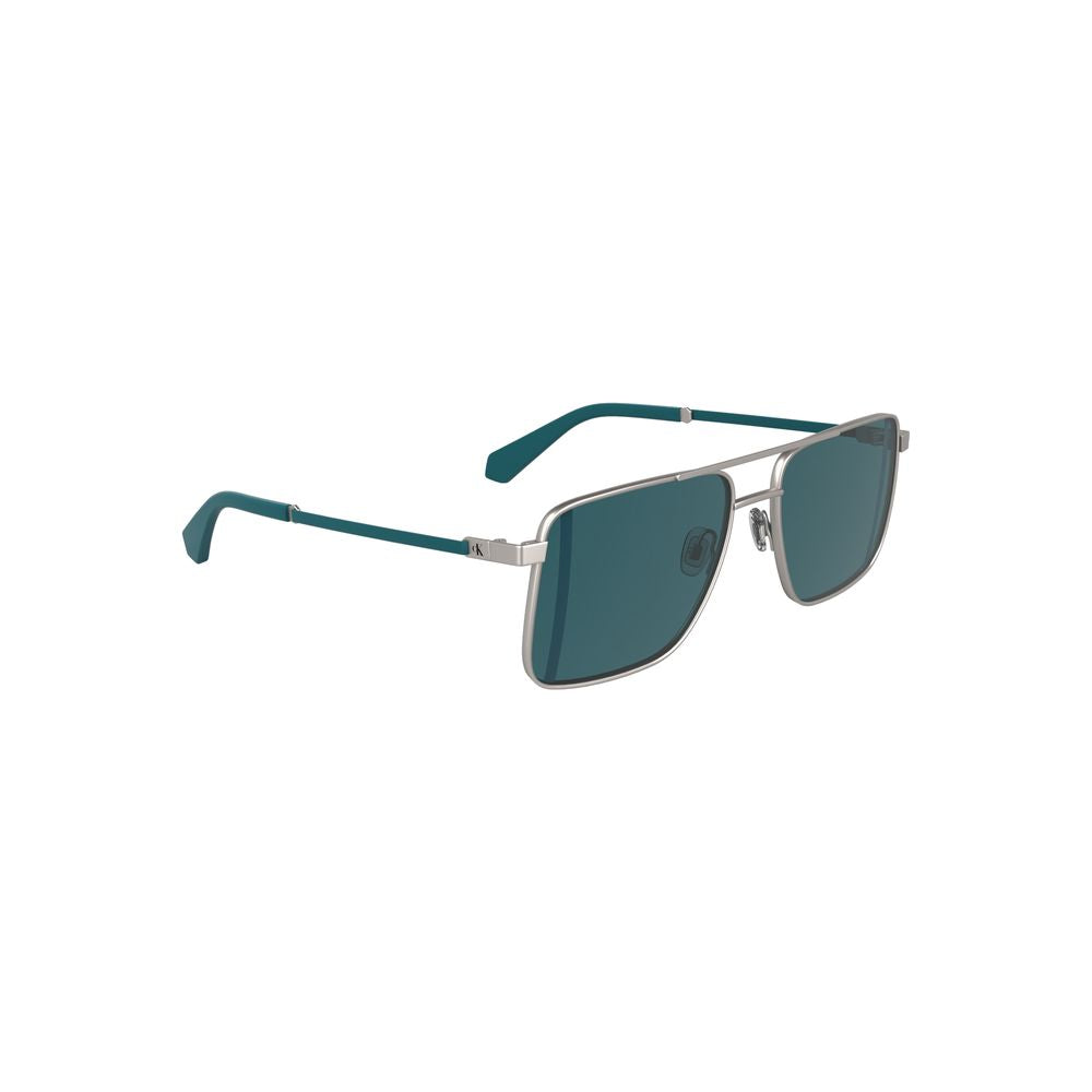 Calvin Klein Graue Metall Herren Sonnenbrille