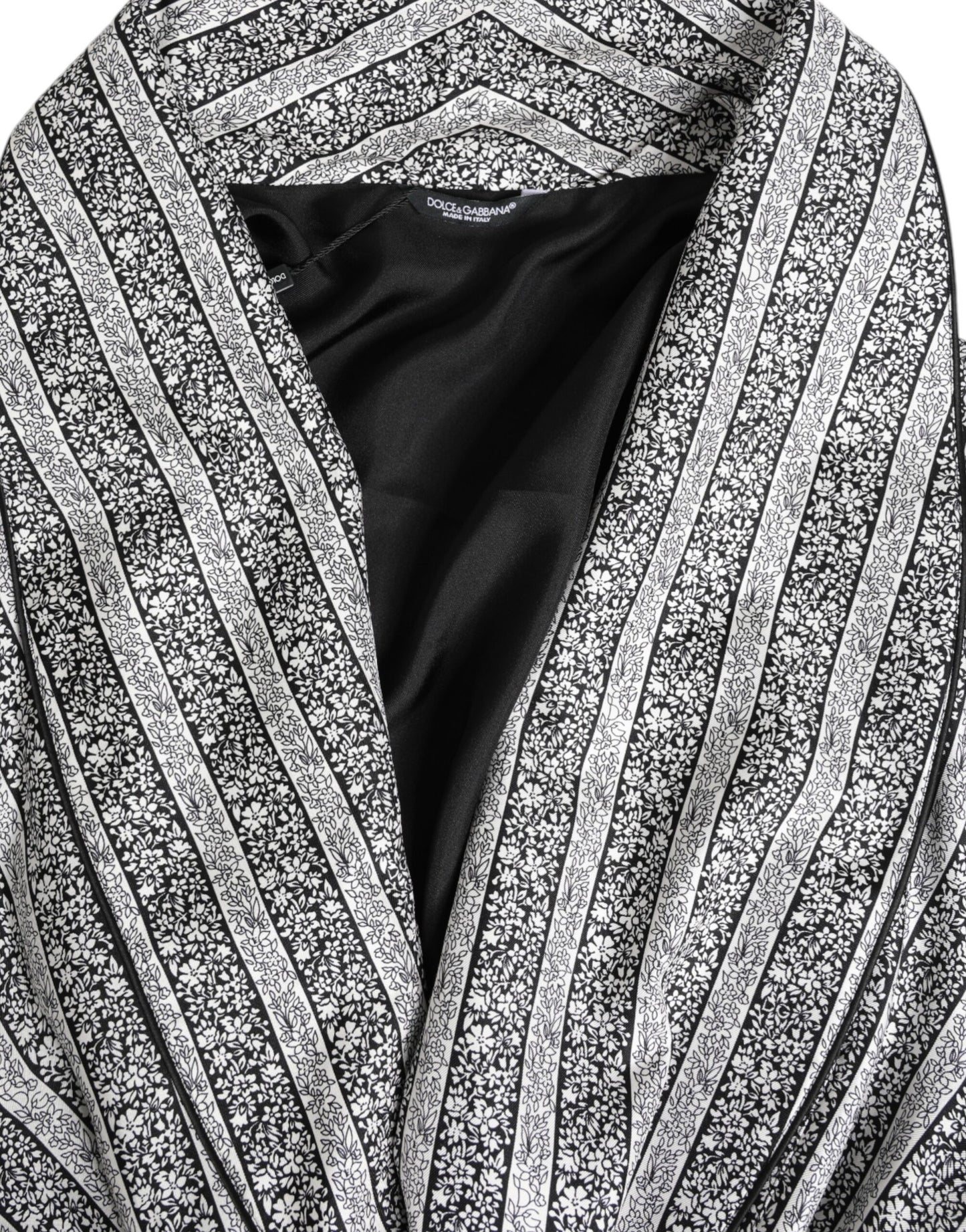 Dolce & Gabbana – Mehrfarbige Wickeljacke mit Blumenmuster