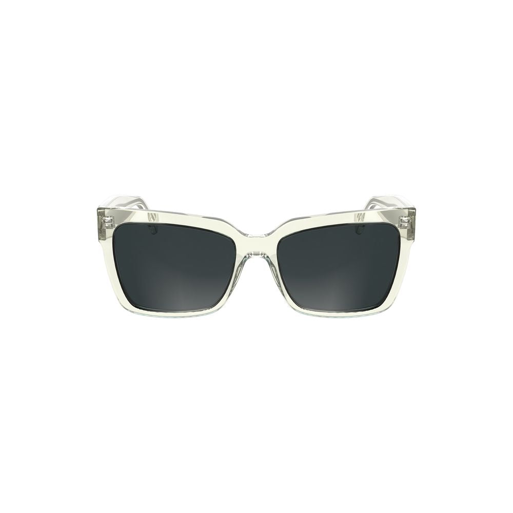 Calvin Klein Sonnenbrille aus transparentem Kunststoff