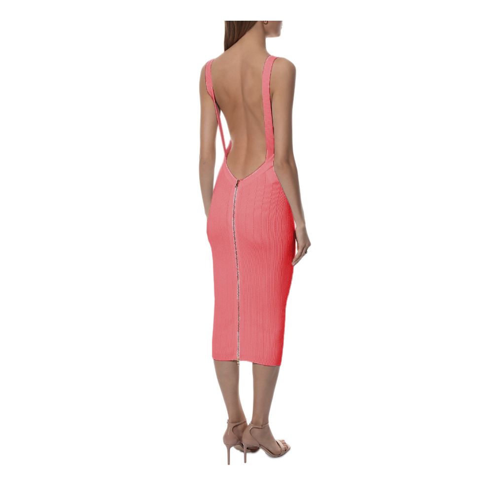 Balmain – Rosa Viskosekleid