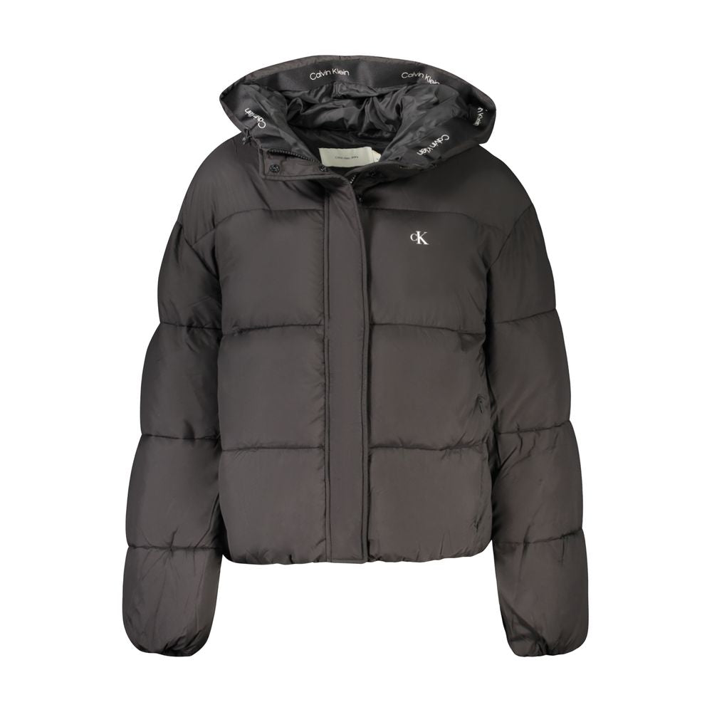 Calvin Klein Schwarze Polyester-Damenjacke