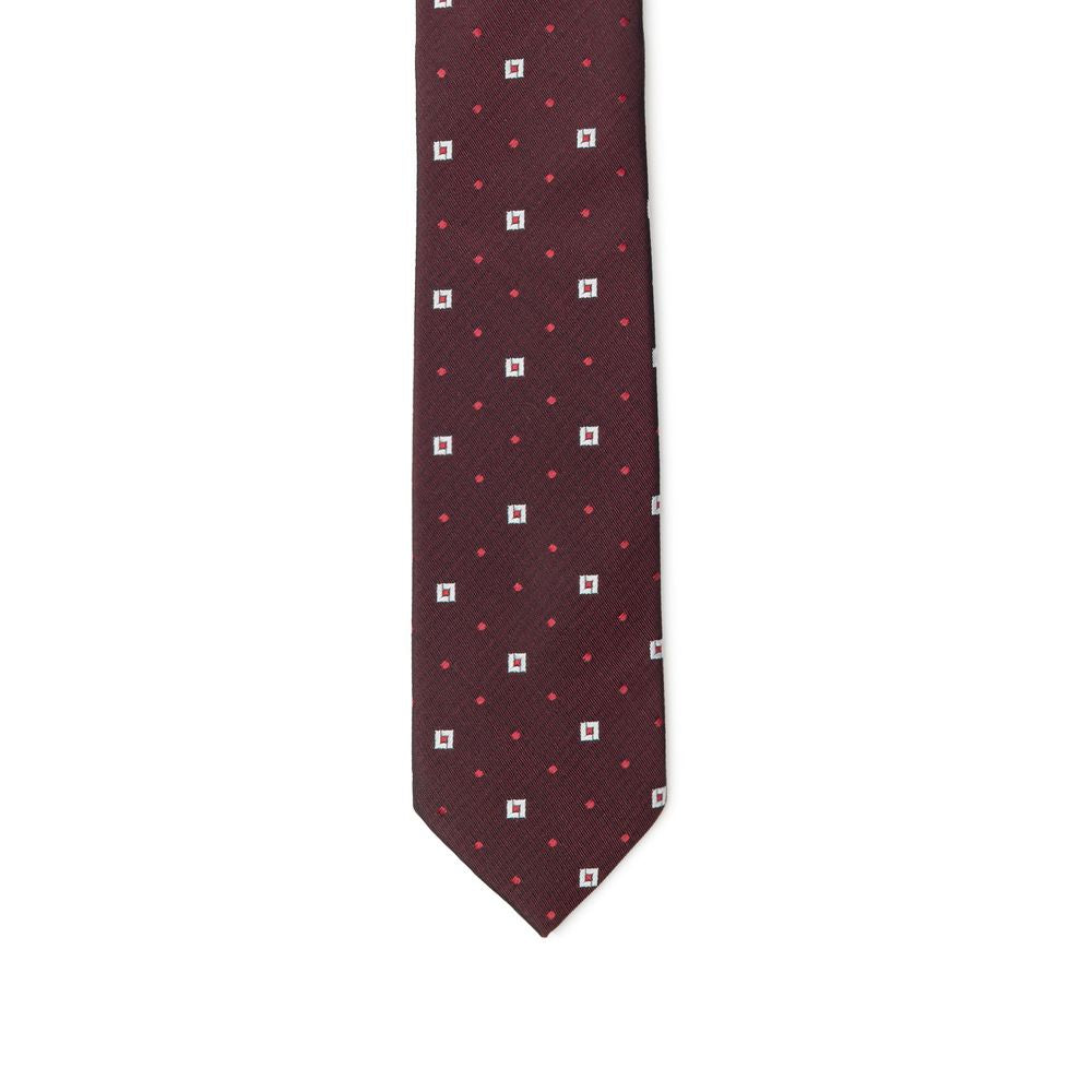 Dolce & Gabbana Bordeaux Seidenkrawatten & Fliegen