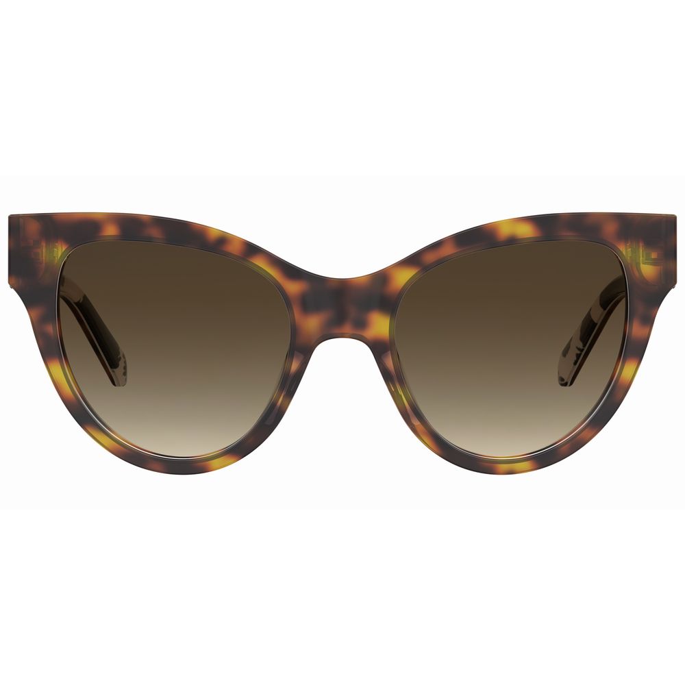 Love Moschino – Braune Acetat-Sonnenbrille