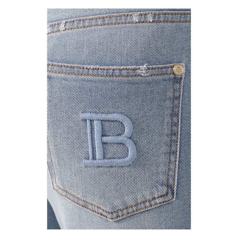 Balmain Jeans und Hose aus Baumwolle in Blau