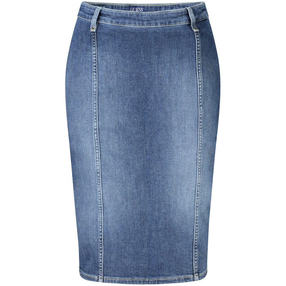 Guess Jeans Blauer Baumwollrock für Damen