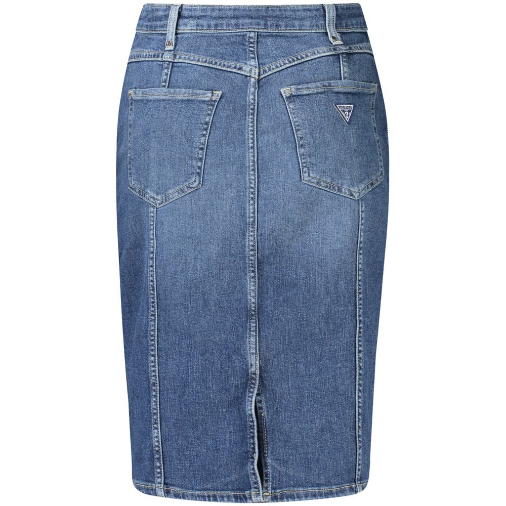 Guess Jeans Blauer Baumwollrock für Damen
