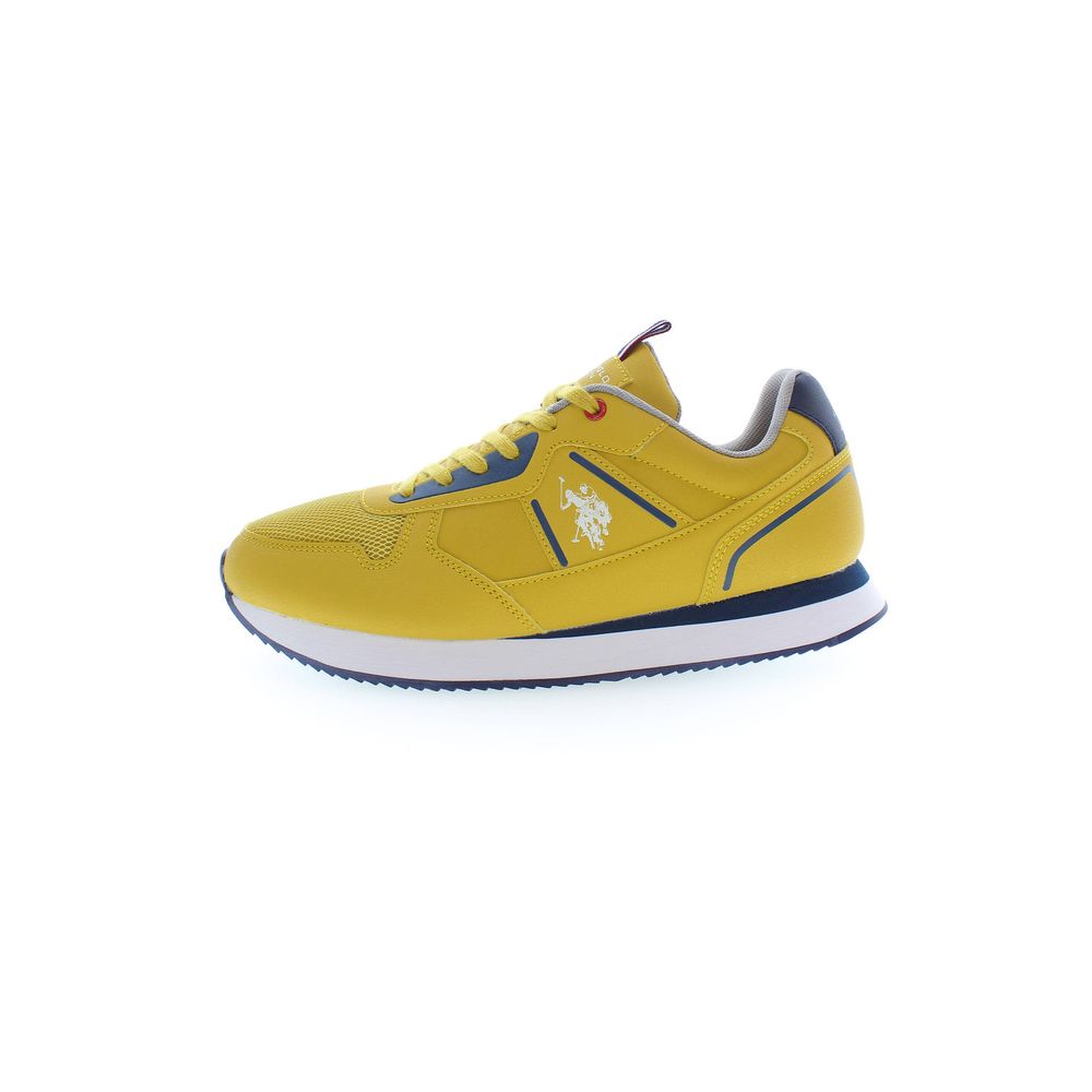 US POLO ASSN. Yellow Polyester Men Sneaker