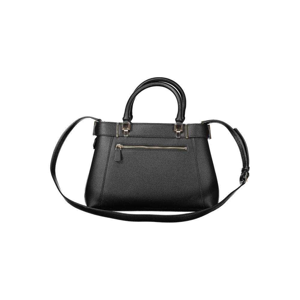 Guess Jeans Schwarze Polyethylen-Damenhandtasche