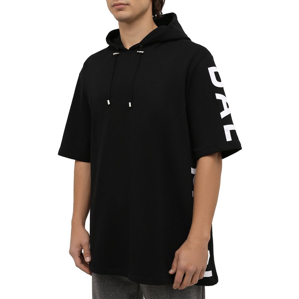 Balmain Schwarzer Baumwollpullover