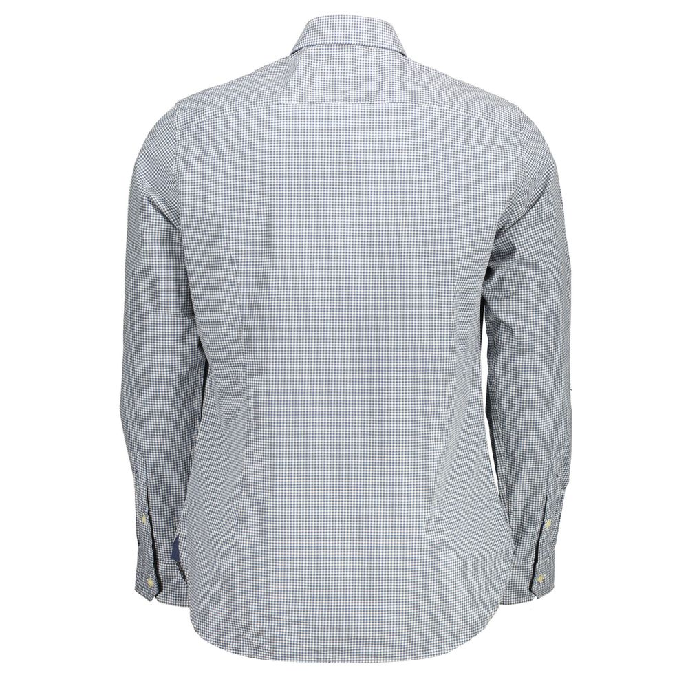 US POLO ASSN. Light Blue Cotton Men Shirt