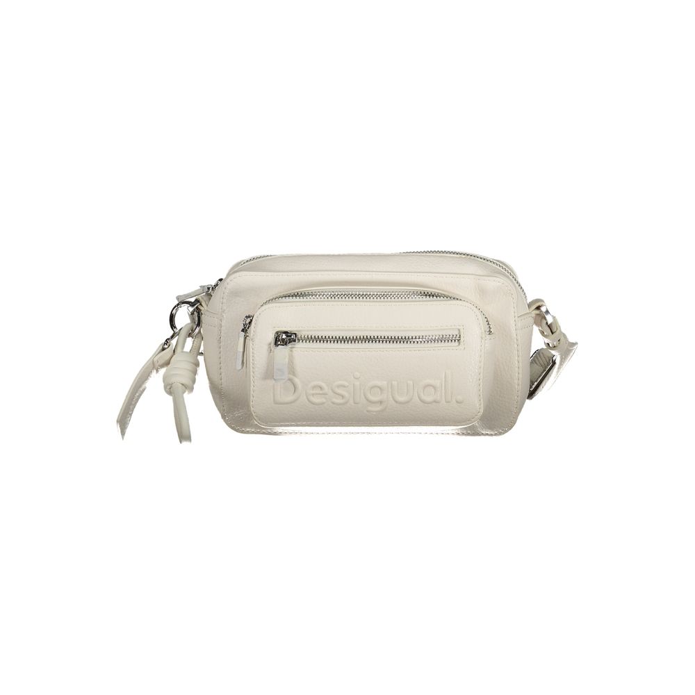 Desigual – Weiße Handtasche aus Polyethylen