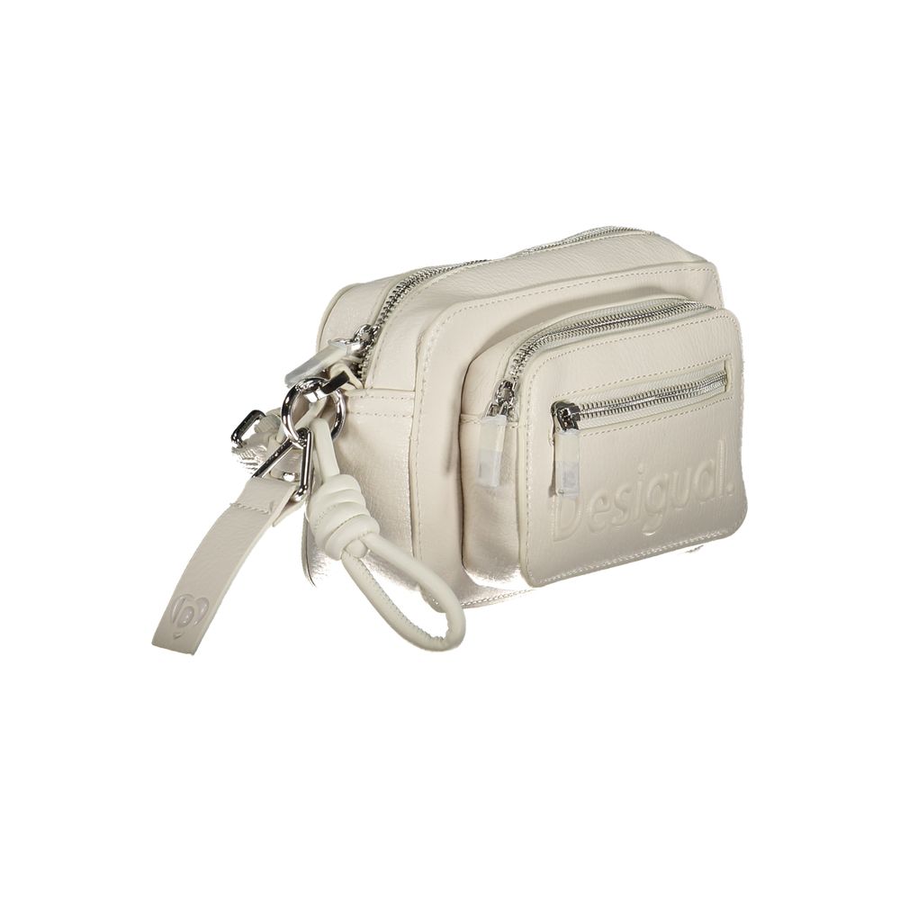 Desigual – Weiße Handtasche aus Polyethylen