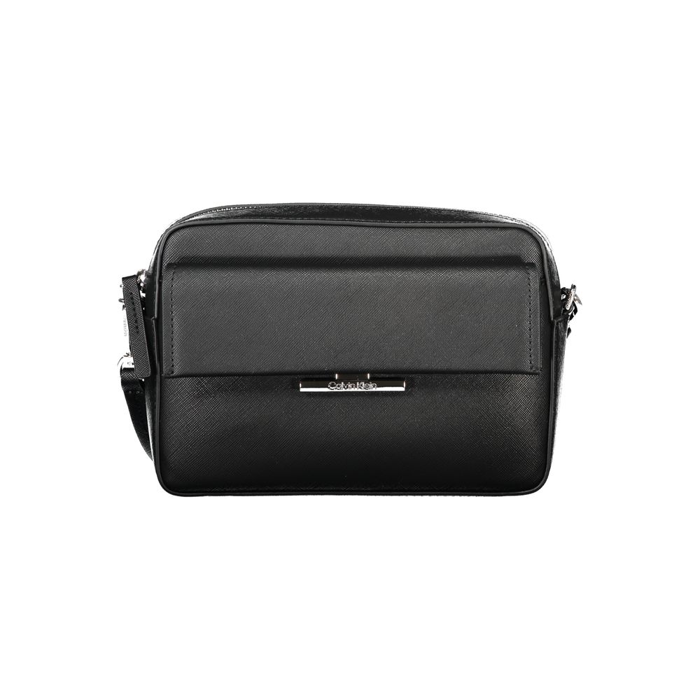 Calvin Klein Damenhandtasche aus Polyethylen, Schwarz