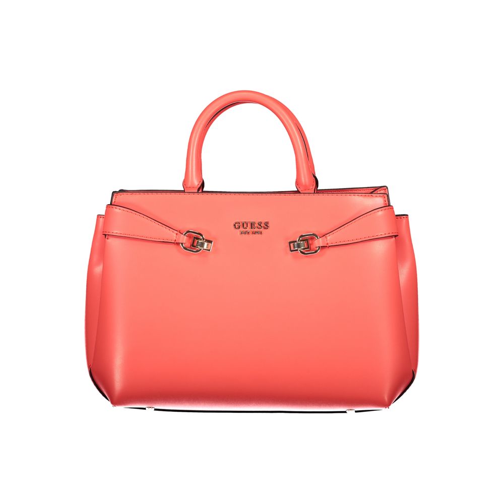 Guess Jeans Rote Polyethylen Damen Handtasche