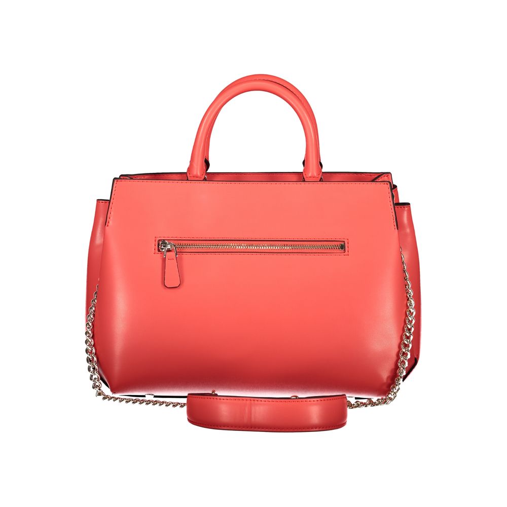Guess Jeans Rote Polyethylen Damen Handtasche