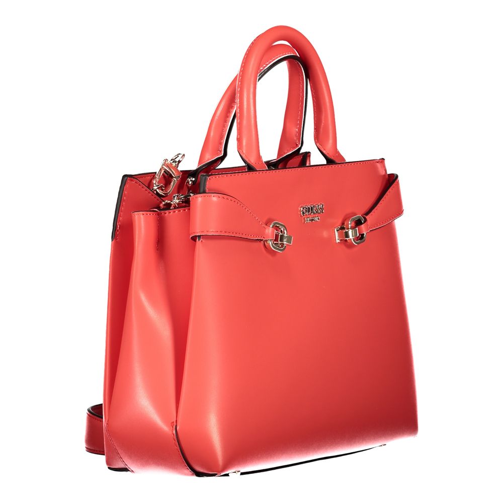 Guess Jeans Rote Polyethylen Damen Handtasche