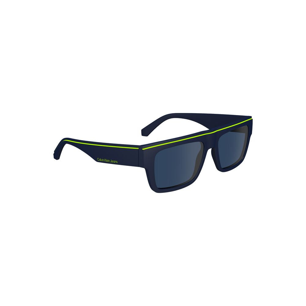 Calvin Klein Herren Sonnenbrille aus Kunststoff, Blau