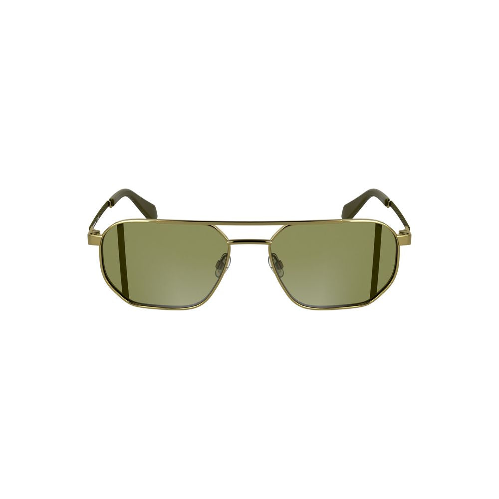 Calvin Klein Gold Metall Herren Sonnenbrille
