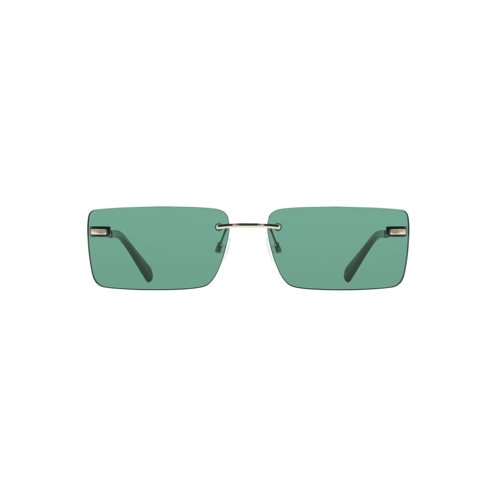 Calvin Klein Grüne Metall Damen Sonnenbrille