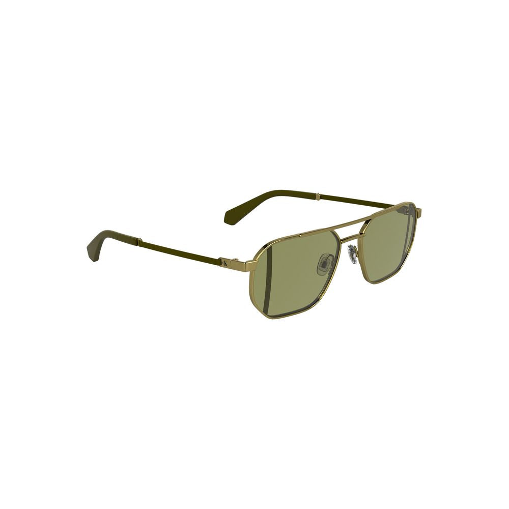 Calvin Klein Gold Metall Herren Sonnenbrille