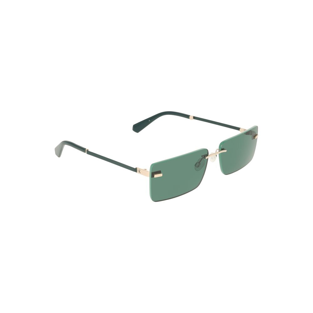 Calvin Klein Grüne Metall Damen Sonnenbrille