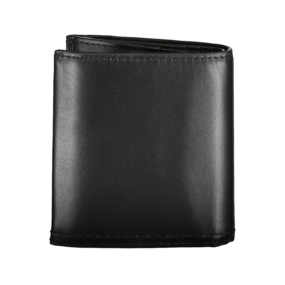 Calvin Klein Herren-Geldbörse aus schwarzem Leder