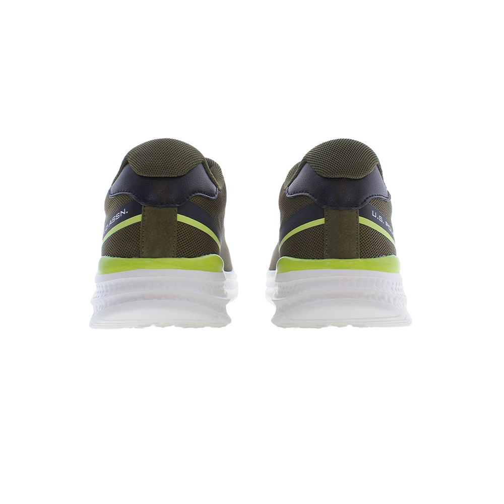 US POLO ASSN. Grüner Polyester Herren Sneaker
