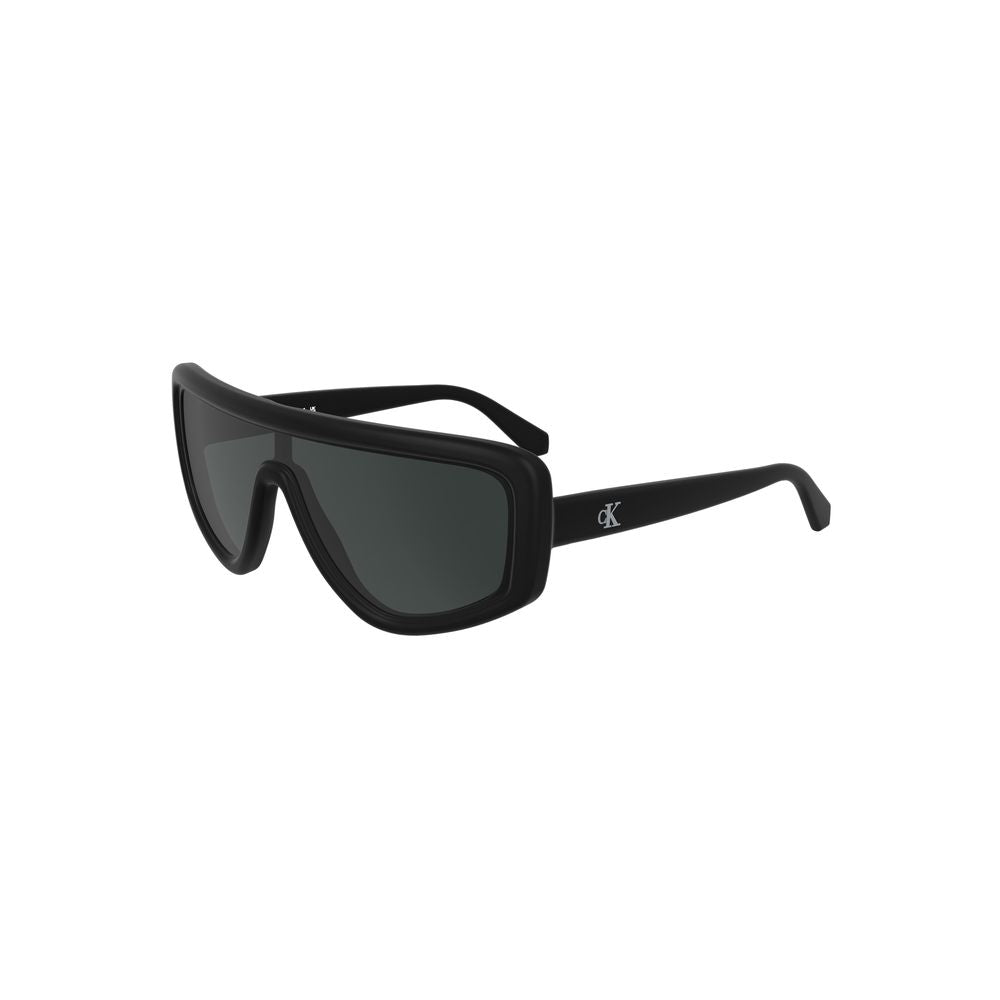 Calvin Klein – Schwarze Sonnenbrille aus biobasiertem Stoff