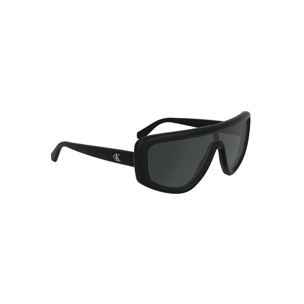 Calvin Klein – Schwarze Sonnenbrille aus biobasiertem Stoff
