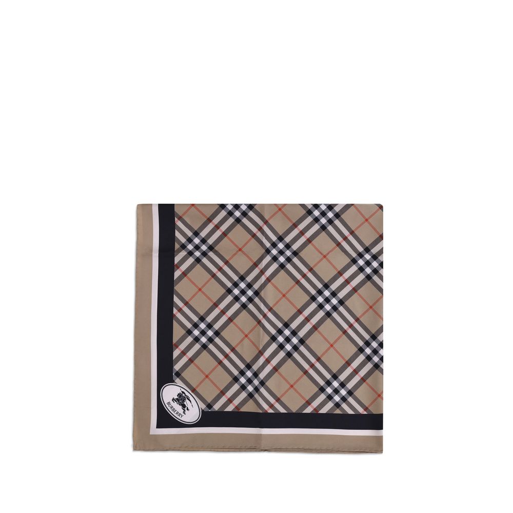 Burberry Seidenschal mit Karomuster